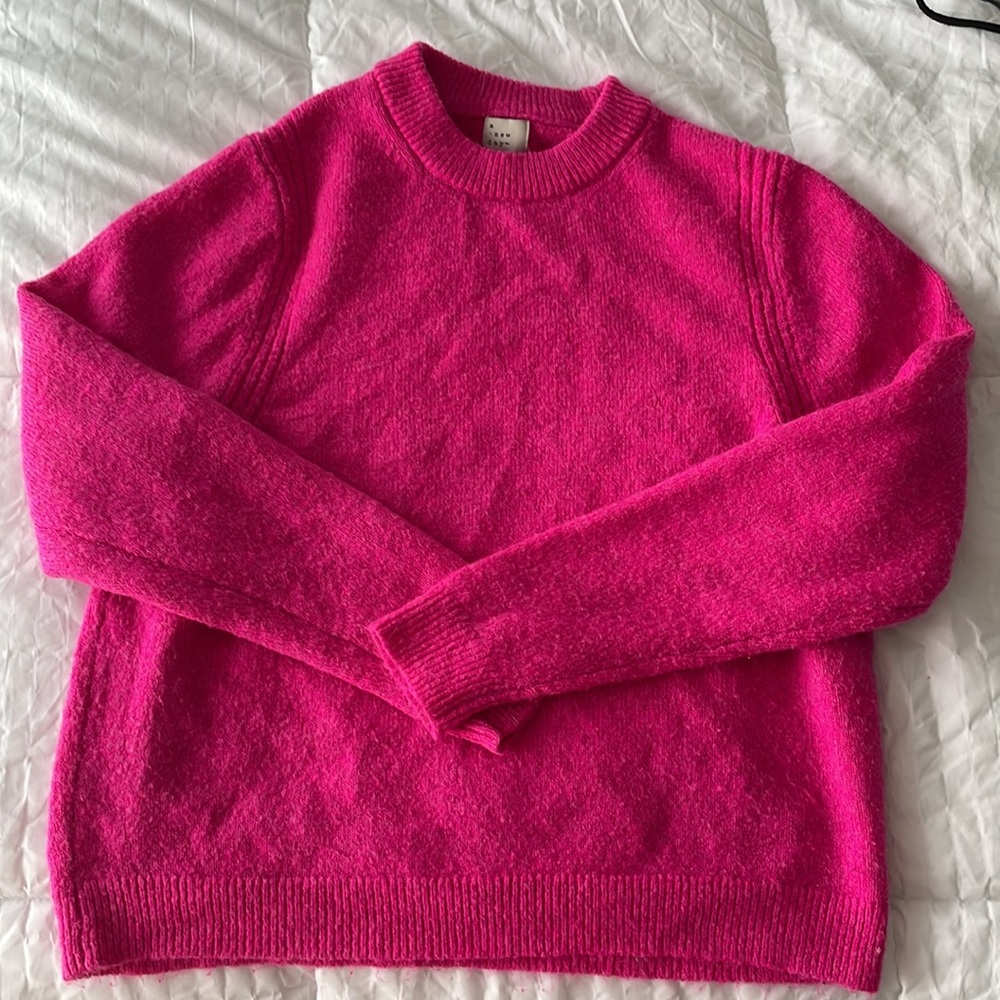 Hot pink sweater